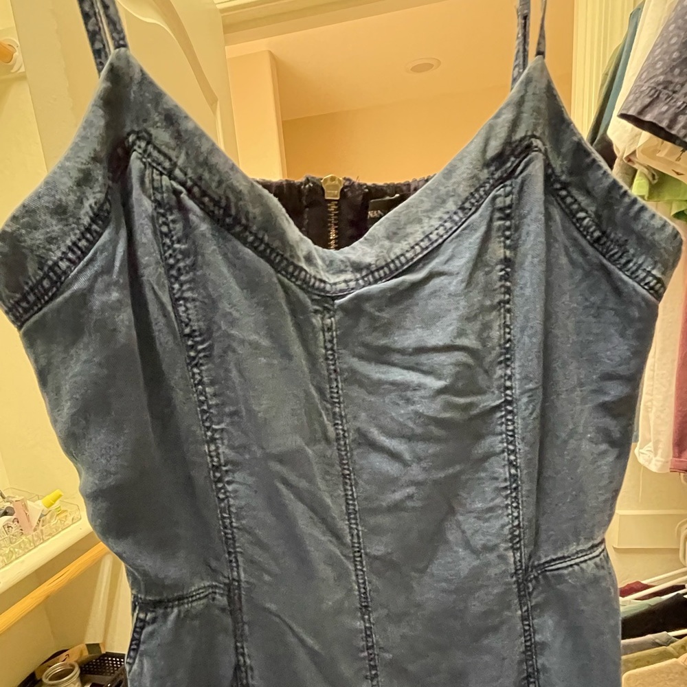 Banana Republic Denim Dress Womens Sz 10